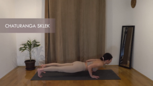 Chaturanga sklek – jogijski oslonac